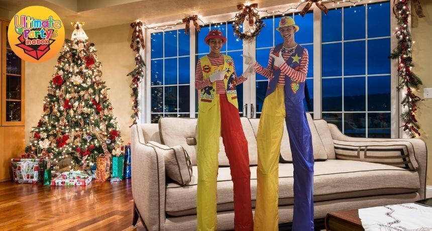 juggling on stilts